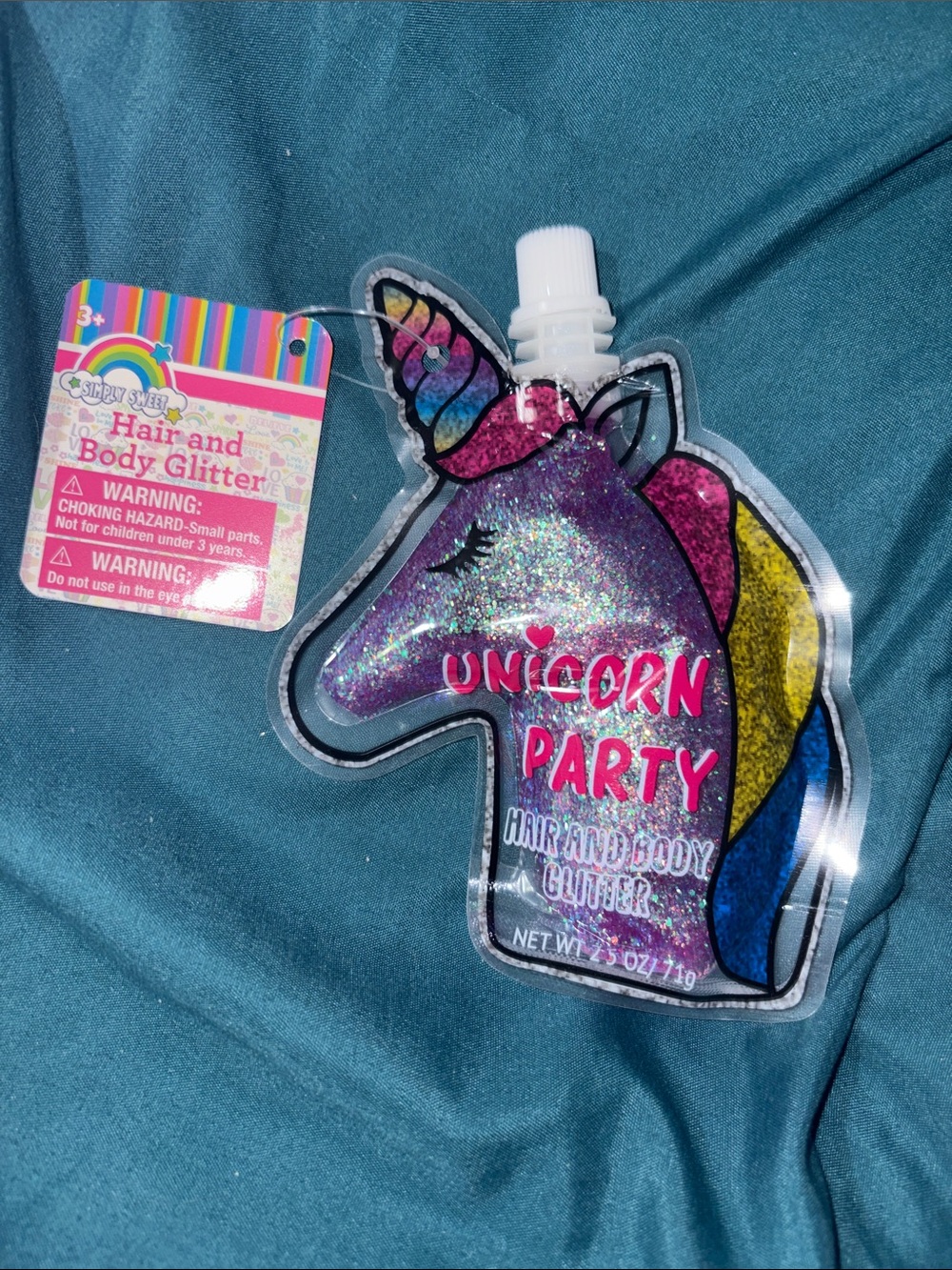 Simply Sweet -Unicorn Party Hair, face, and Body Glitter